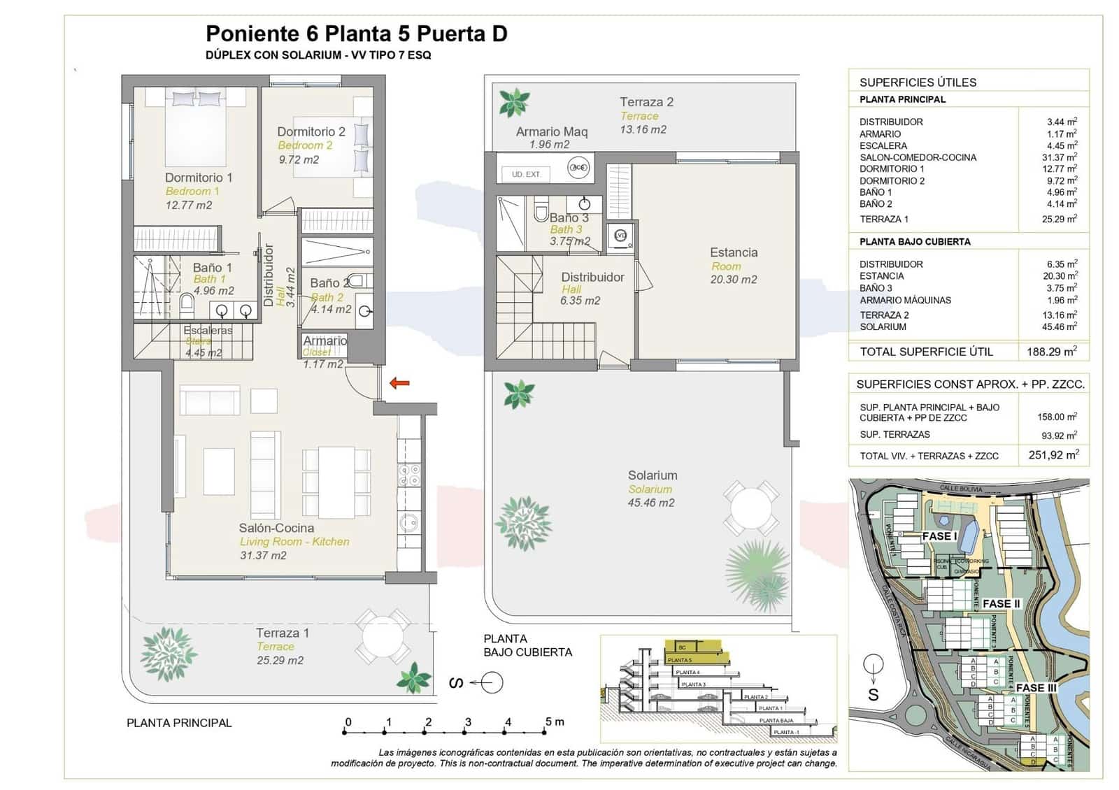 3 sypialnia Penthouse na sprzedaż w Finestrat z basenem garażem - 610 000 € (Ref: 9116741)