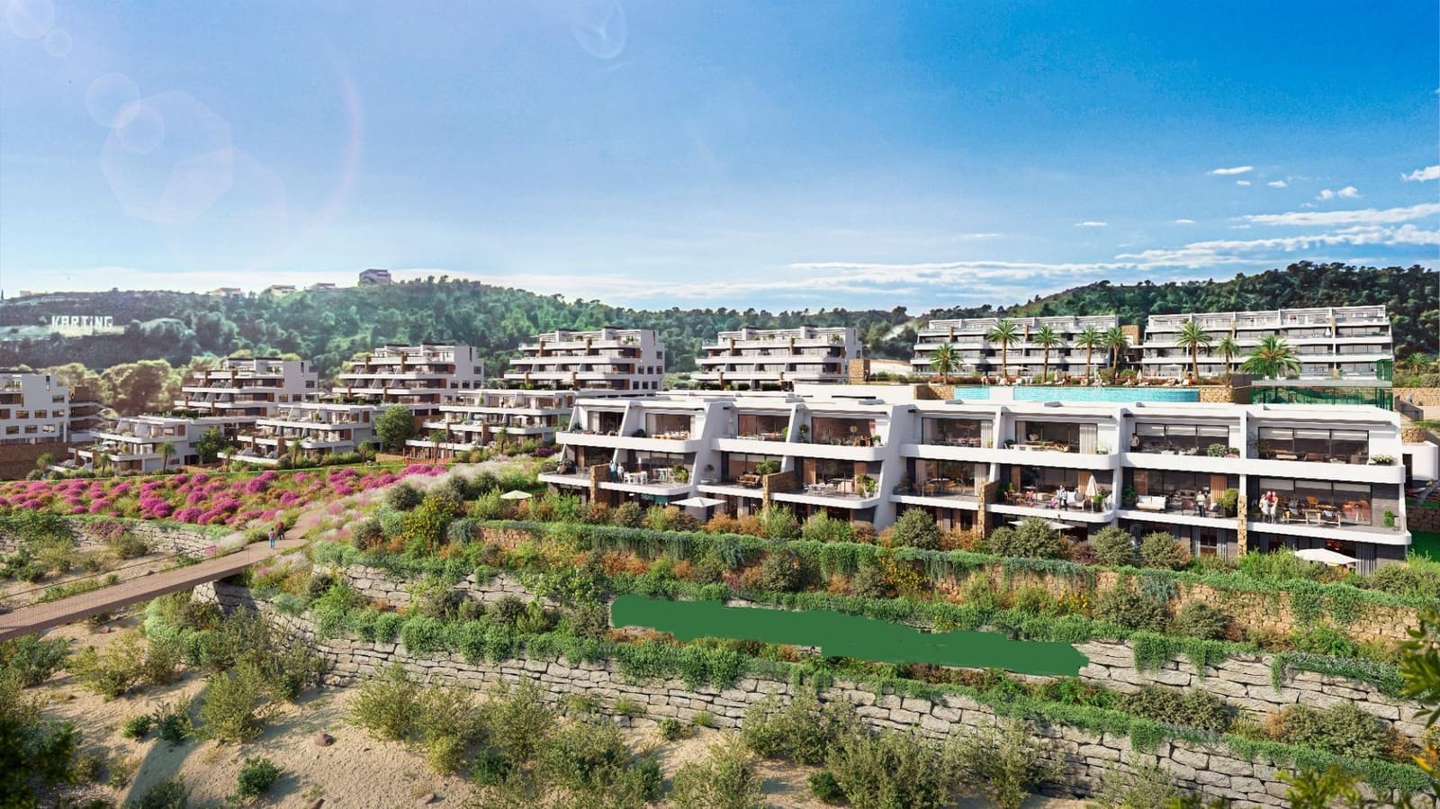 3 sypialnia Penthouse na sprzedaż w Finestrat z basenem garażem - 610 000 € (Ref: 9116741)