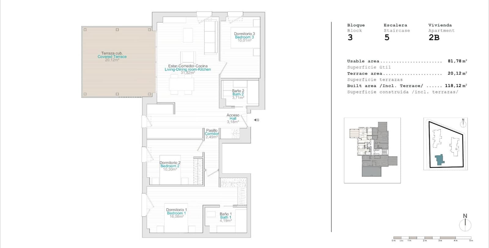 3 soverom Leilighet til salgs i Denia med svømmebasseng - € 326 000 (Ref: 9129832)