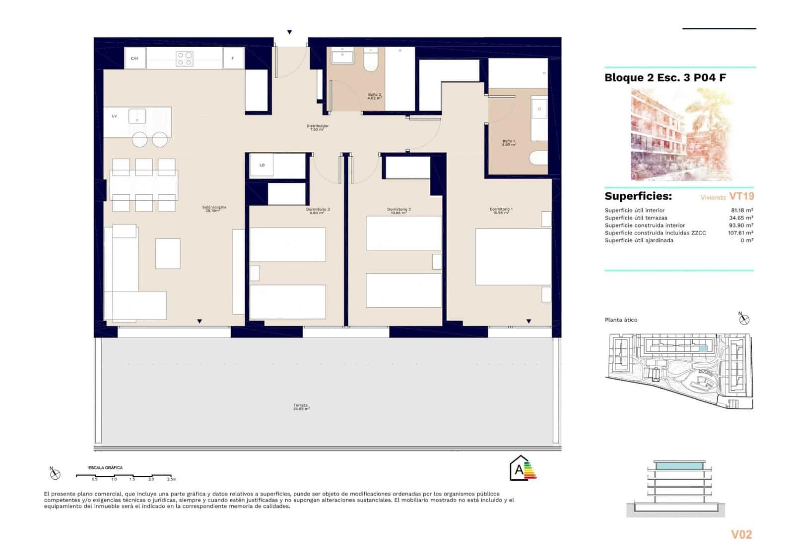 3 soveværelse Lejlighed til salg i Denia med swimmingpool garage - € 575.000 (Ref: 9129836)