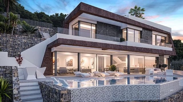 4 soveværelse Villa til salg i Maryvilla, Calpe / Calp med swimmingpool garage - € 1.400.000 (Ref: 9129839)