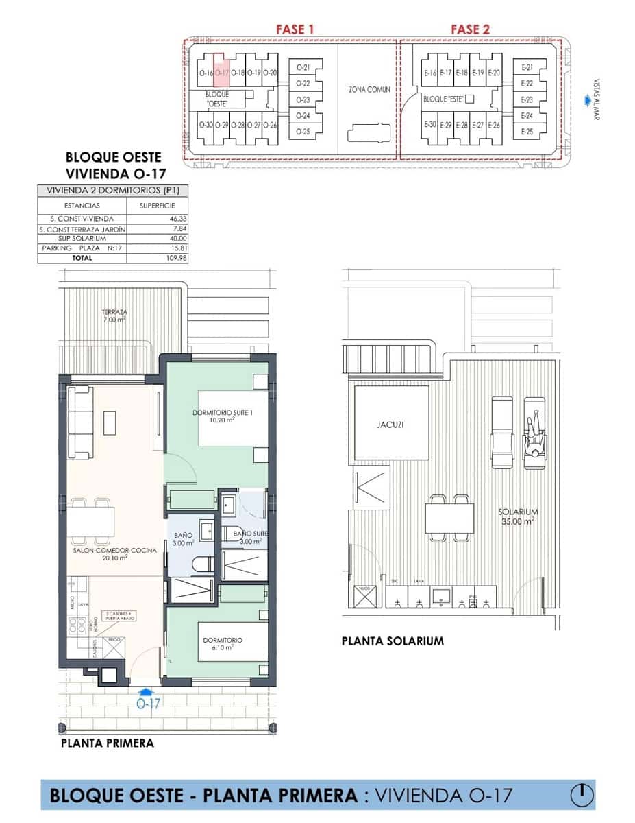 2 bedroom Bungalow for sale in El Mojon with pool garage - € 355,000 (Ref: 9129840)