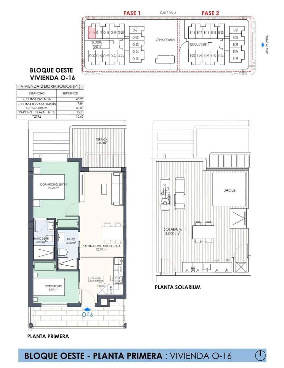 2 bedroom Bungalow for sale in El Mojon with pool garage - € 355,000 (Ref: 9129840)