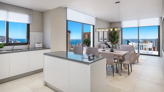 4 bedroom Penthouse for sale in Via Parque, Benidorm with pool garage - € 880,000 (Ref: 9129842)
