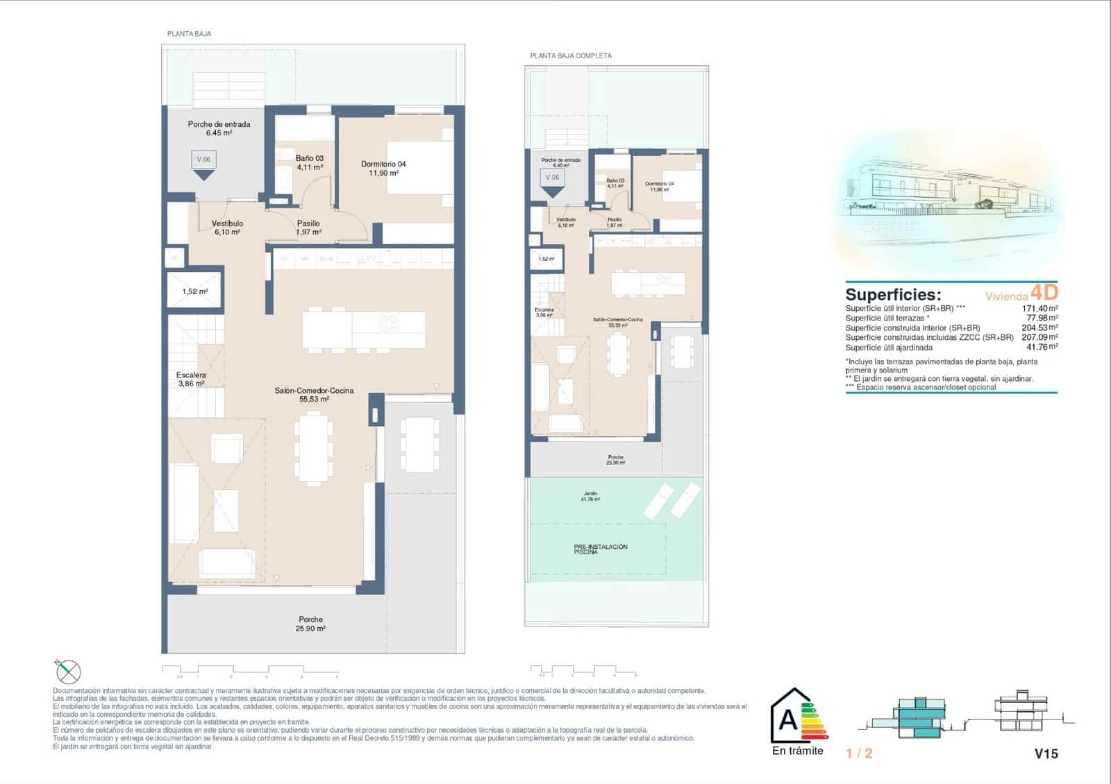 4 soveværelse Rækkehus til salg i Playa de San Juan med swimmingpool garage - € 1.184.500 (Ref: 9129843)