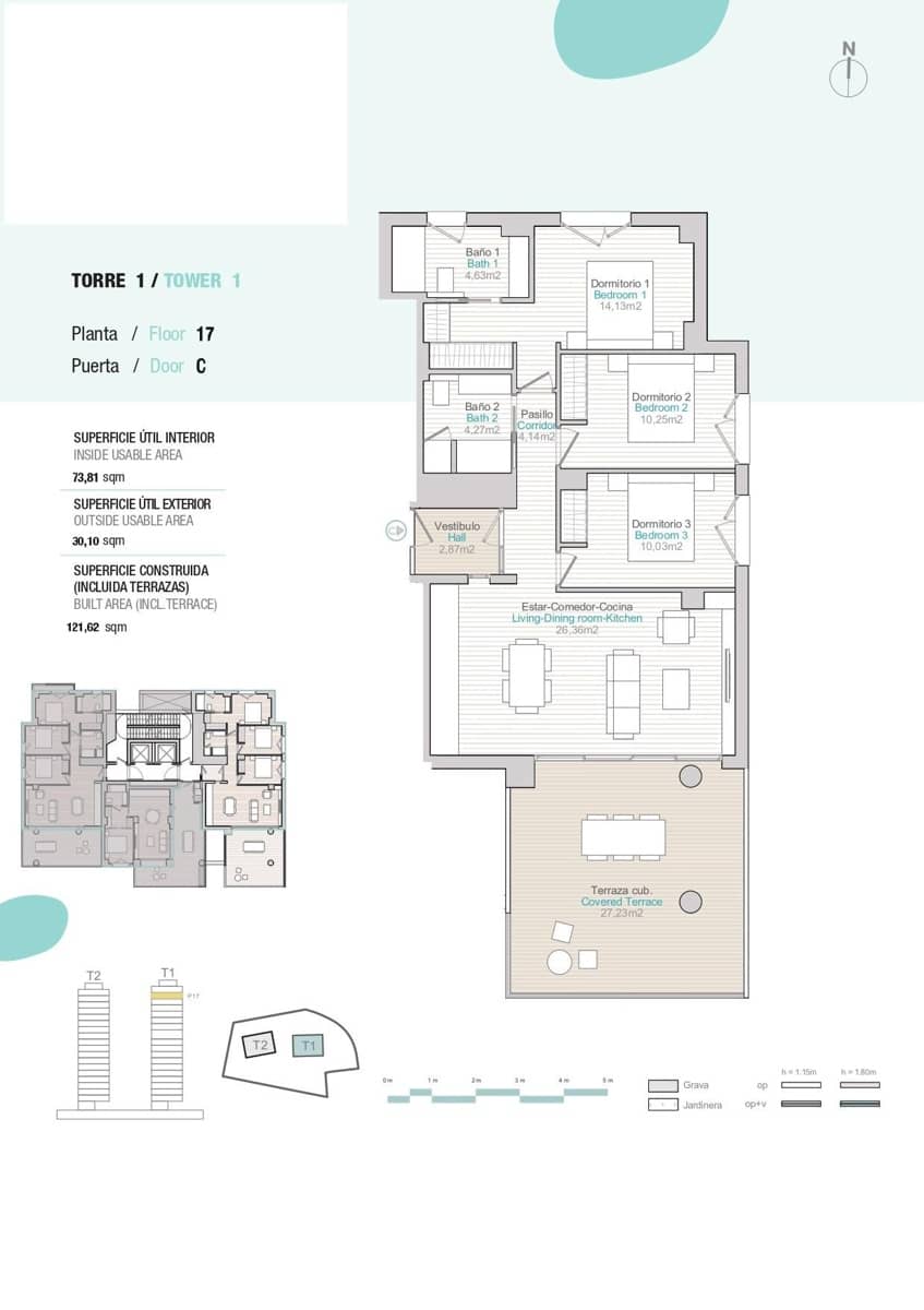 3 sypialnia Apartament na sprzedaż w Calpe / Calp z basenem - 890 000 € (Ref: 9137250)