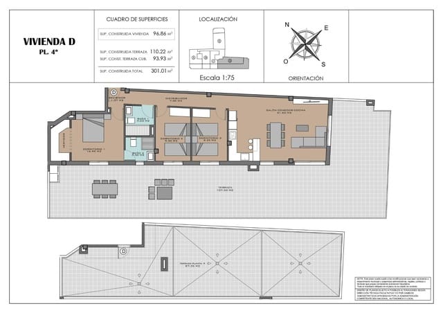 2 bedroom Penthouse for sale in Santa Pola with pool garage - € 340,000 (Ref: 9143010)