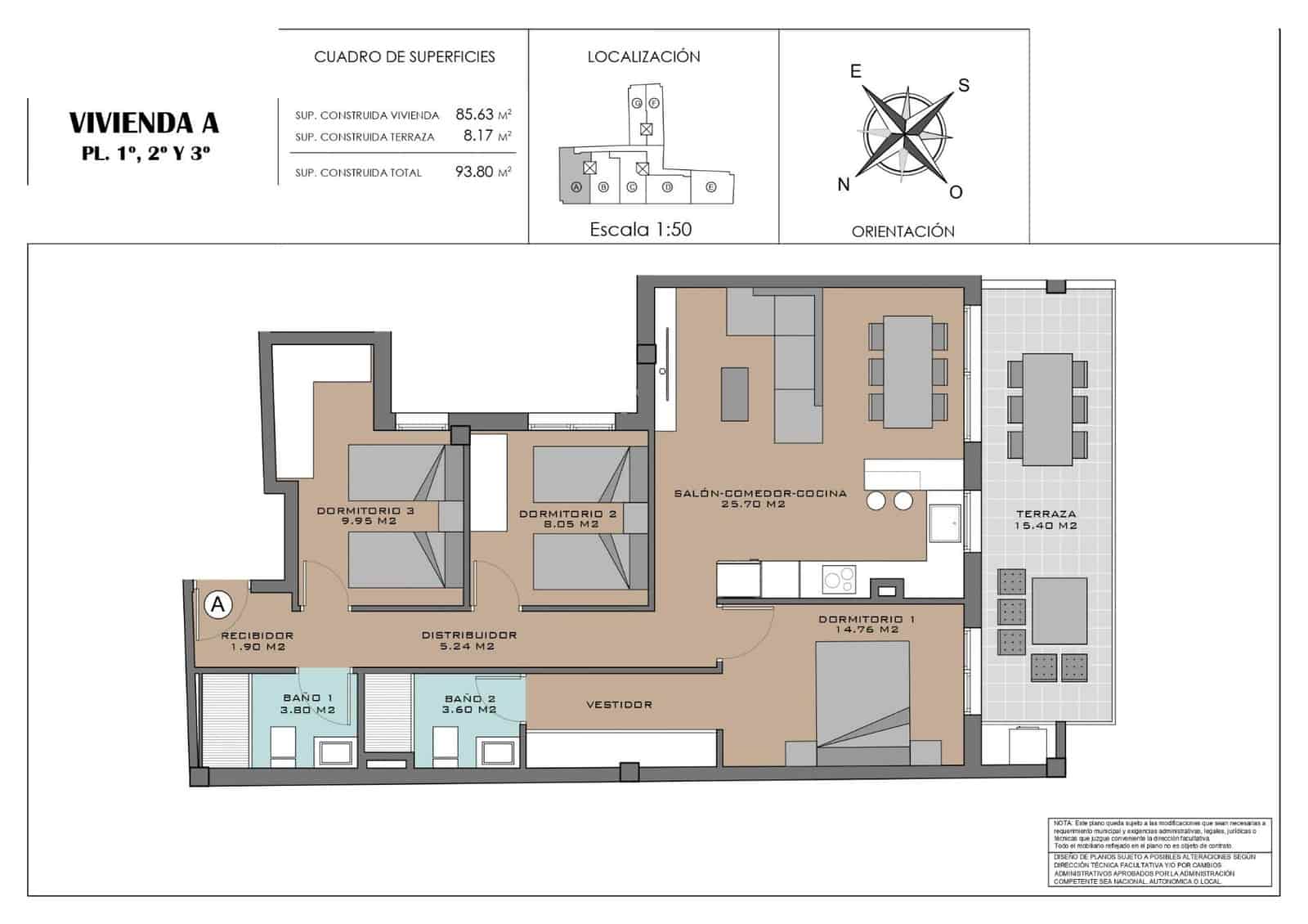 3 soveværelse Lejlighed til salg i Santa Pola med swimmingpool garage - € 295.000 (Ref: 9143011)