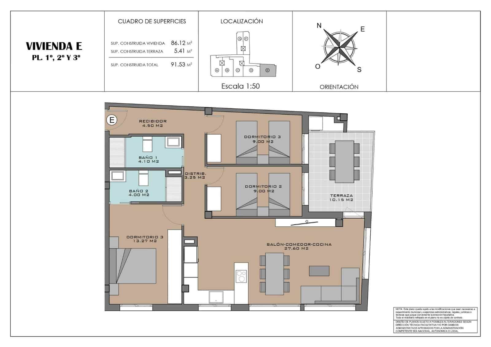 3 soveværelse Lejlighed til salg i Santa Pola med swimmingpool garage - € 295.000 (Ref: 9143011)