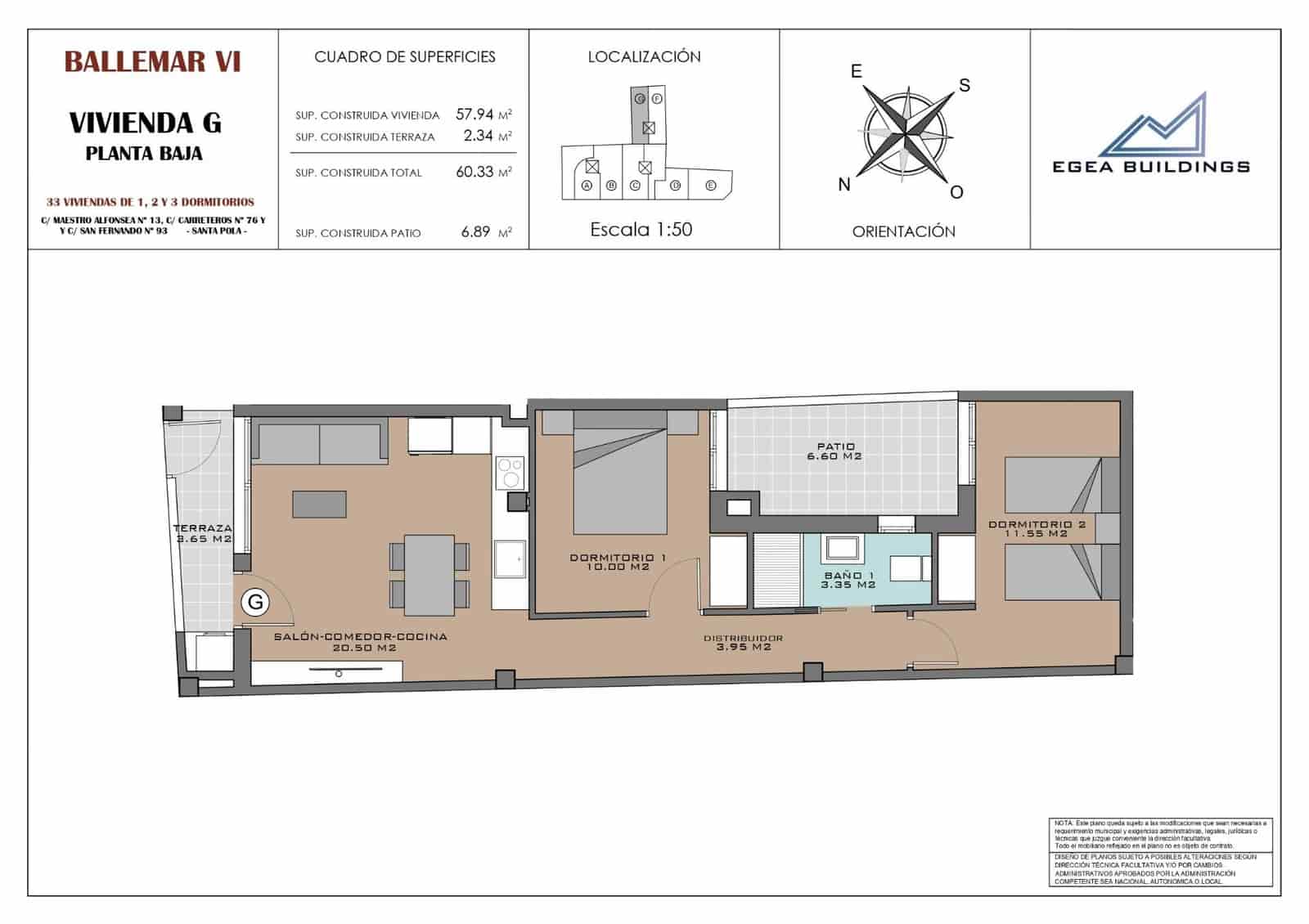 2 Zimmer Apartment zu verkaufen in Santa Pola mit Pool Garage - 215.000 € (Ref: 9143012)
