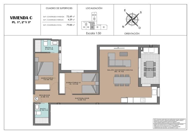 2 sypialnia Apartament na sprzedaż w Santa Pola z basenem garażem - 215 000 € (Ref: 9143012)