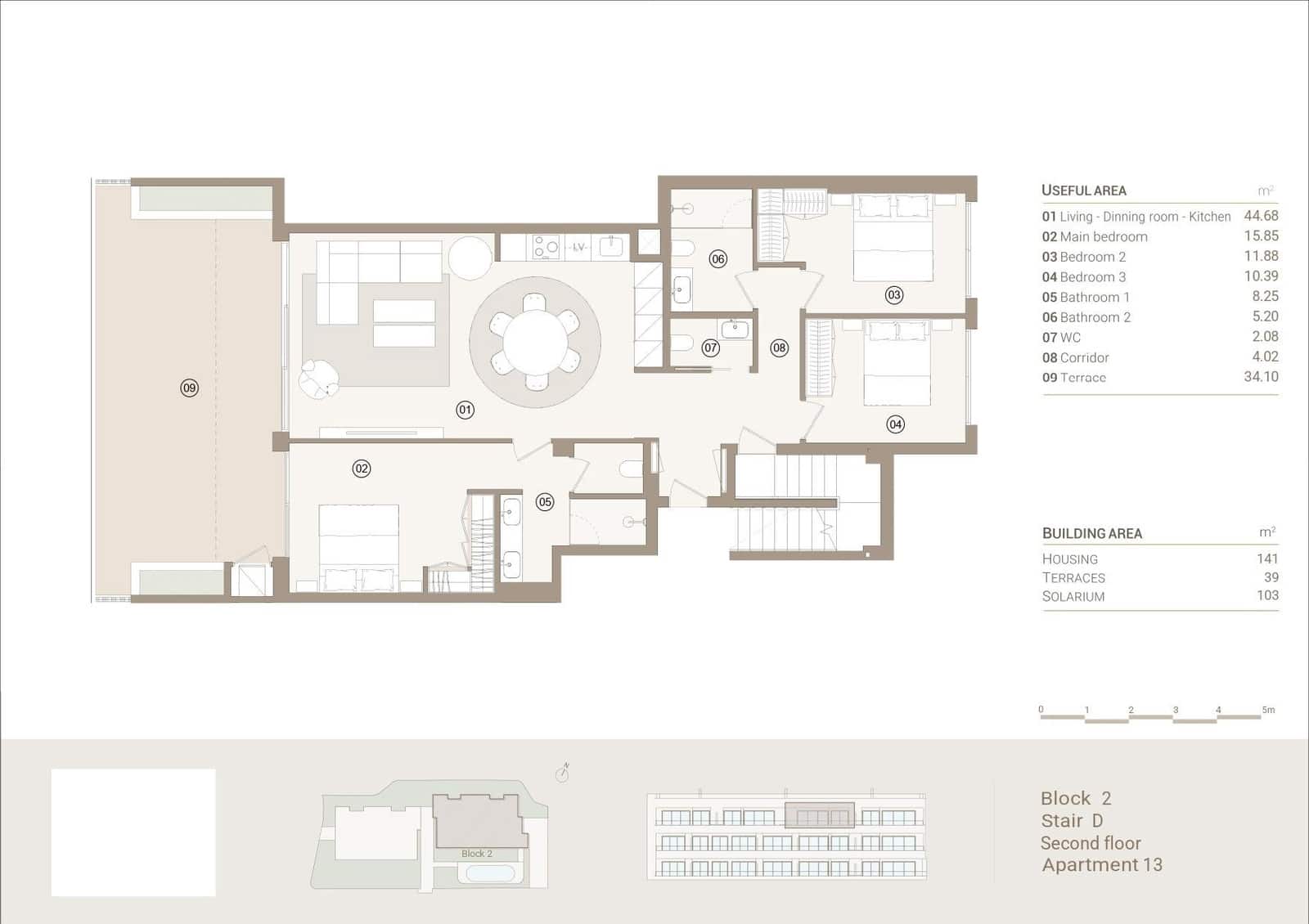 3 soverom Leilighet til salgs i Las Colinas Golf med svømmebasseng garasje - € 640 000 (Ref: 9161136)