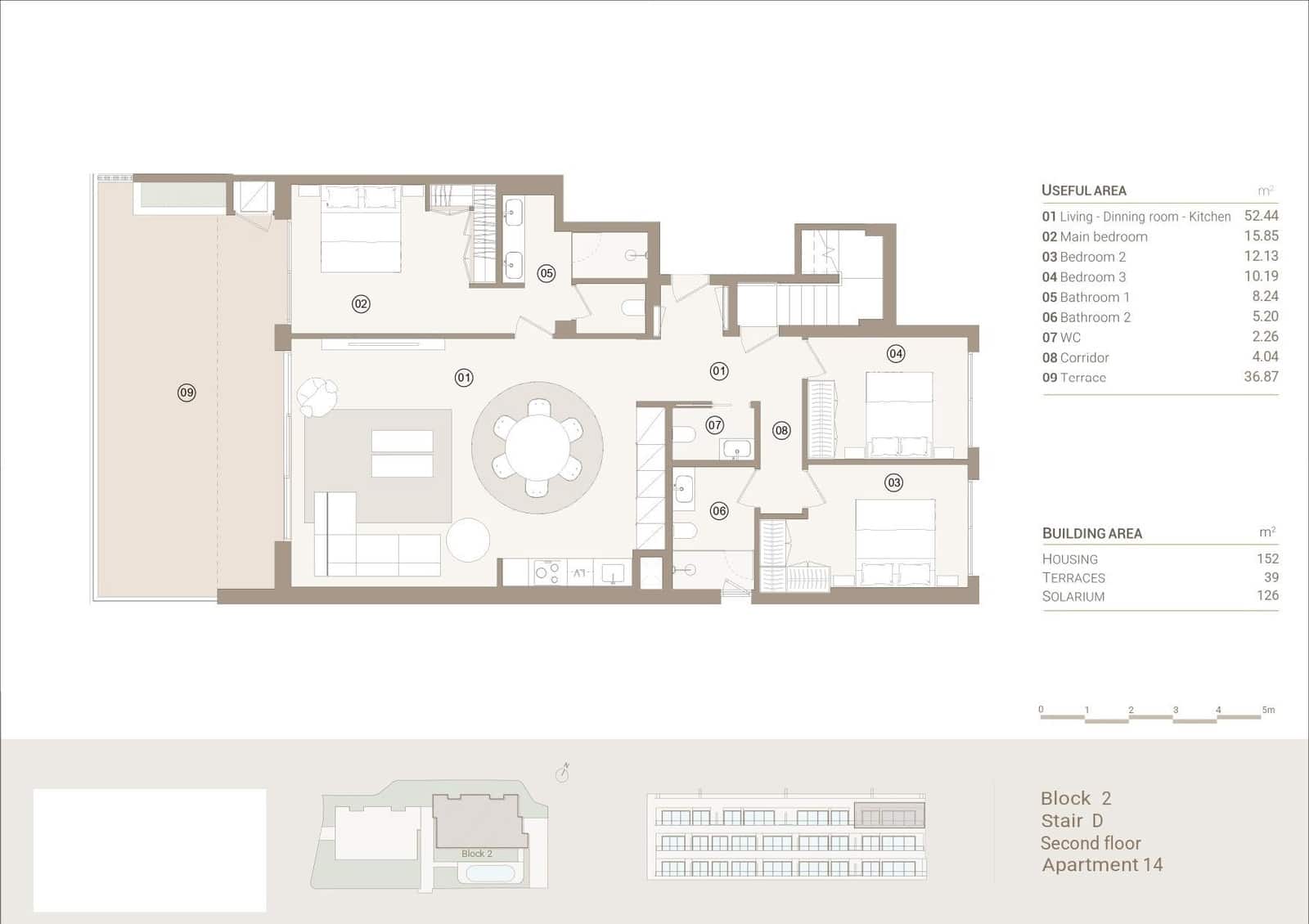 3 soverom Leilighet til salgs i Las Colinas Golf med svømmebasseng garasje - € 640 000 (Ref: 9161136)