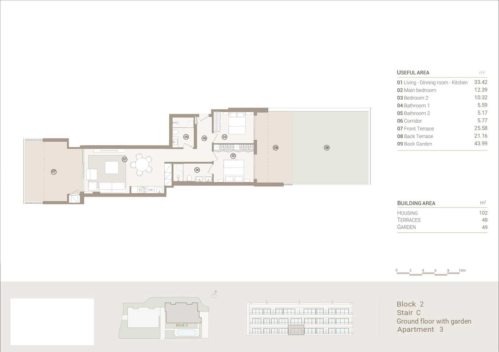 2 soveværelse Lejlighed til salg i Las Colinas Golf med swimmingpool garage - € 440.000 (Ref: 9161137)