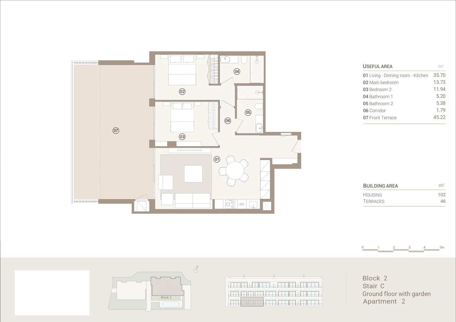 2 soveværelse Lejlighed til salg i Las Colinas Golf med swimmingpool garage - € 440.000 (Ref: 9161137)