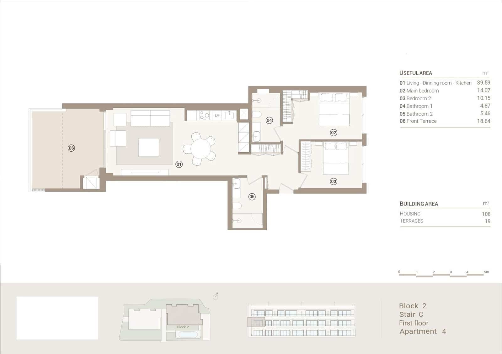2 soveværelse Lejlighed til salg i Las Colinas Golf med swimmingpool garage - € 440.000 (Ref: 9161137)
