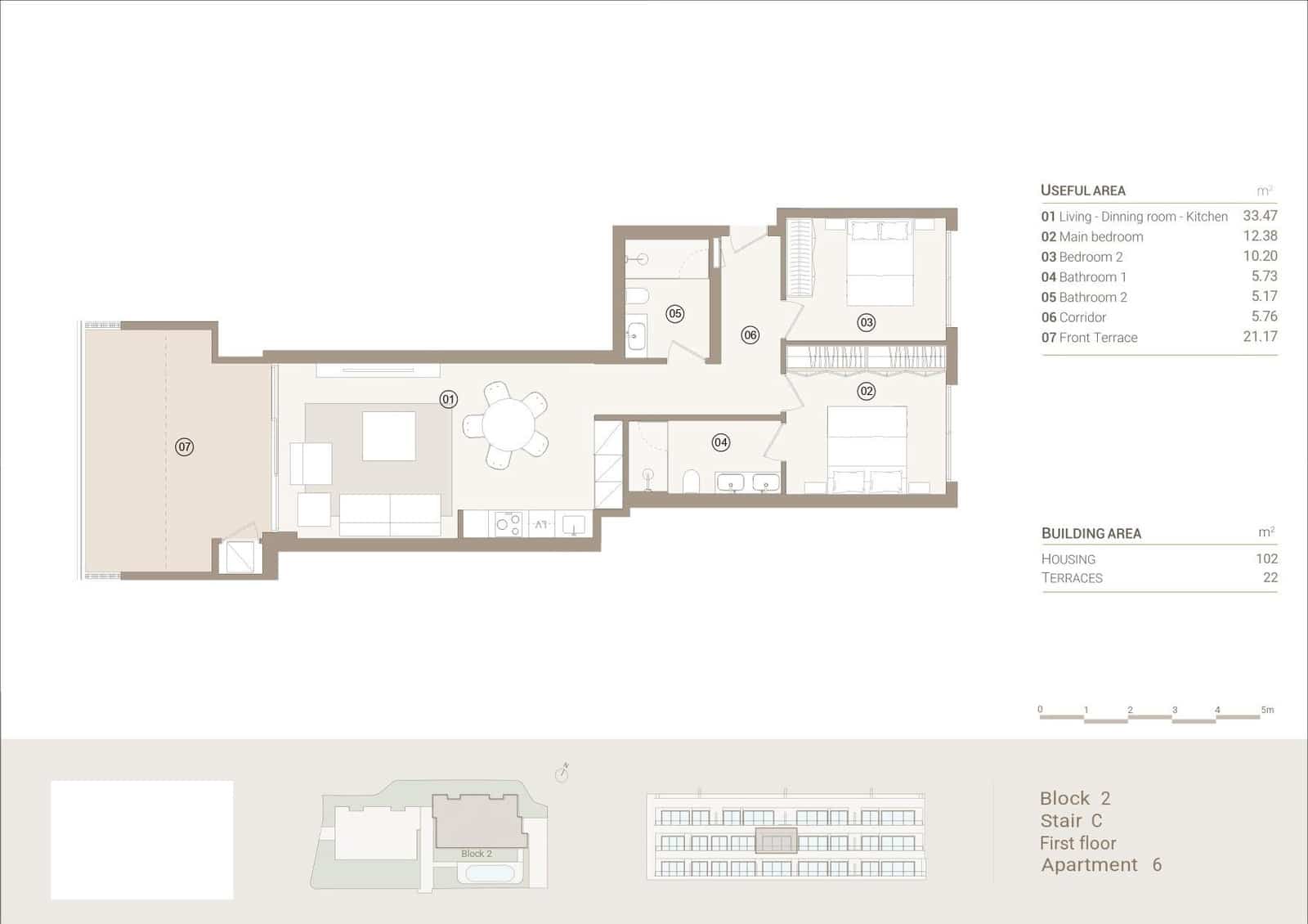 2 soveværelse Lejlighed til salg i Las Colinas Golf med swimmingpool garage - € 440.000 (Ref: 9161137)