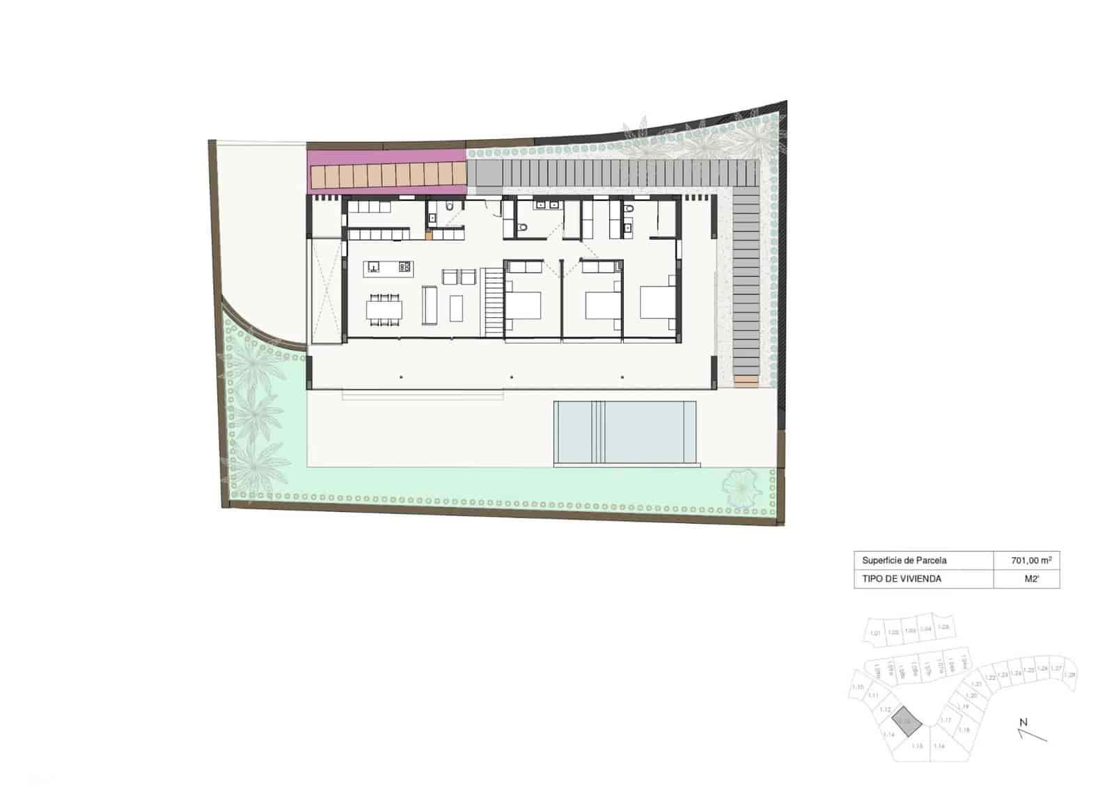 3 quarto Moradia para venda em Las Colinas Golf com piscina garagem - 1 385 000 € (Ref: 9162378)