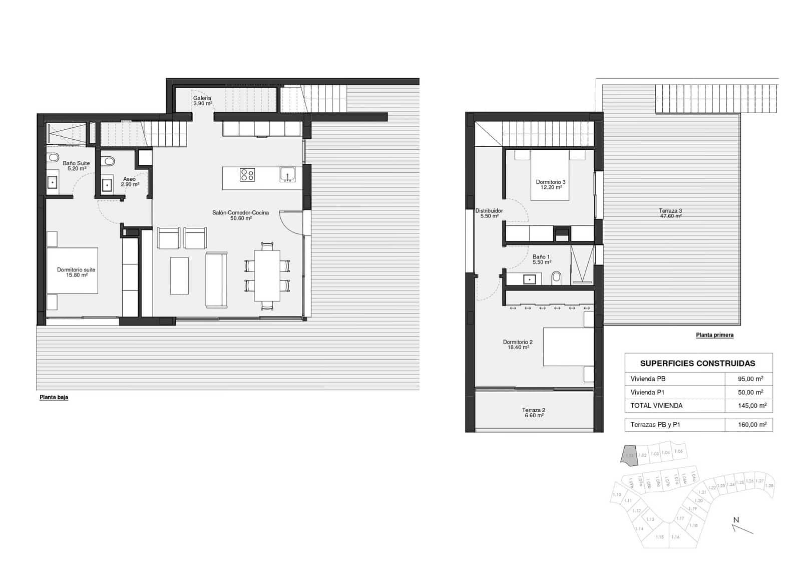 Chalet de 3 habitaciones en Las Colinas Golf en venta con piscina garaje - 985.000 € (Ref: 9162379)