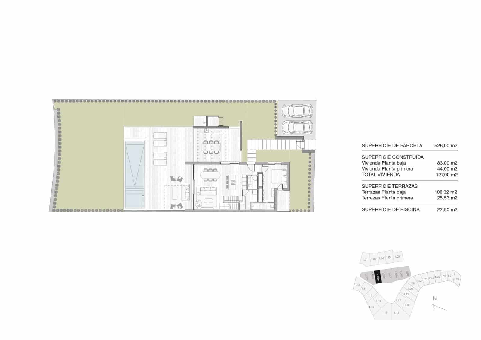 3 sovrum Villa till salu i Las Colinas Golf med pool garage - 750 000 € (Ref: 9162380)