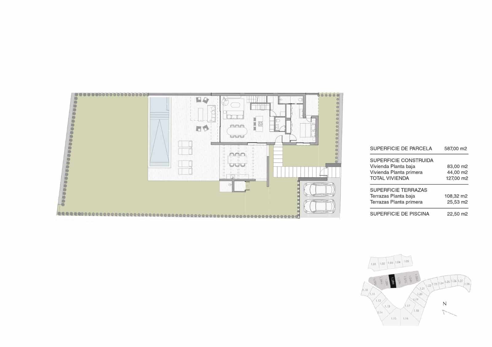 3 sovrum Villa till salu i Las Colinas Golf med pool garage - 750 000 € (Ref: 9162380)