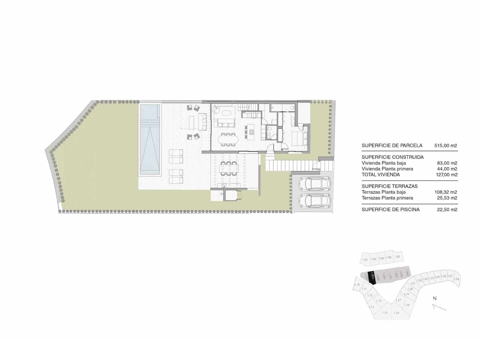 3 sovrum Villa till salu i Las Colinas Golf med pool garage - 750 000 € (Ref: 9162380)