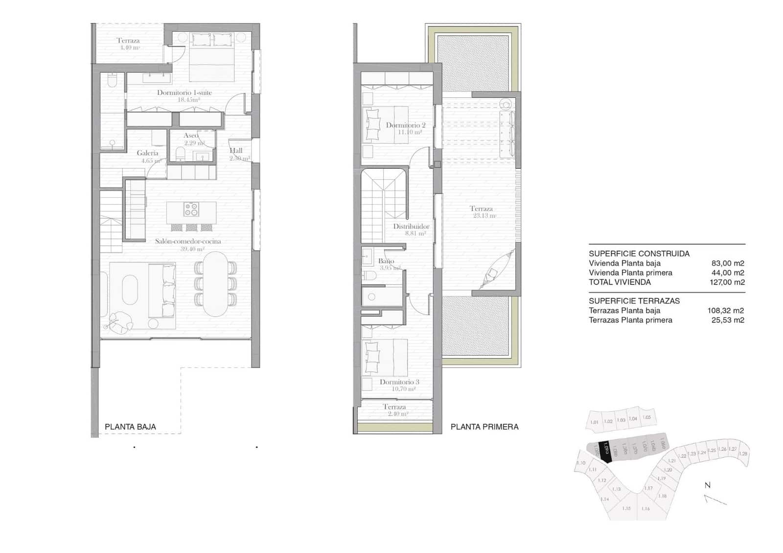 3 sovrum Villa till salu i Las Colinas Golf med pool garage - 750 000 € (Ref: 9162380)