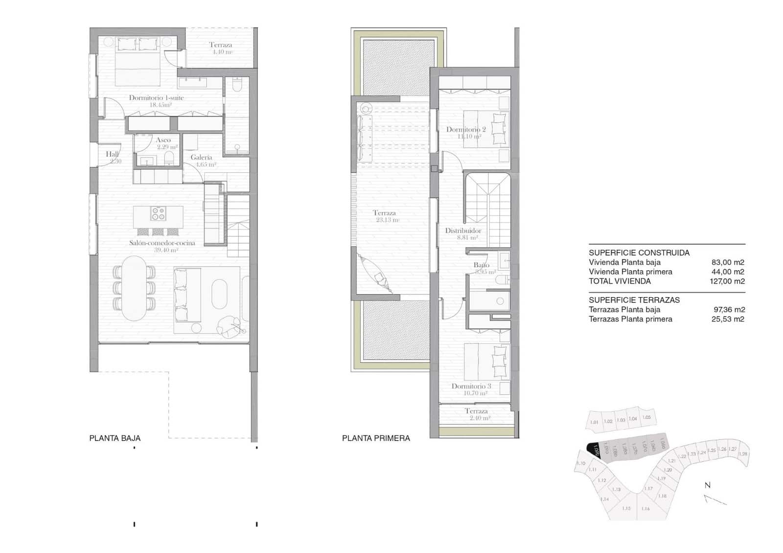 3 sovrum Villa till salu i Las Colinas Golf med pool garage - 750 000 € (Ref: 9162380)