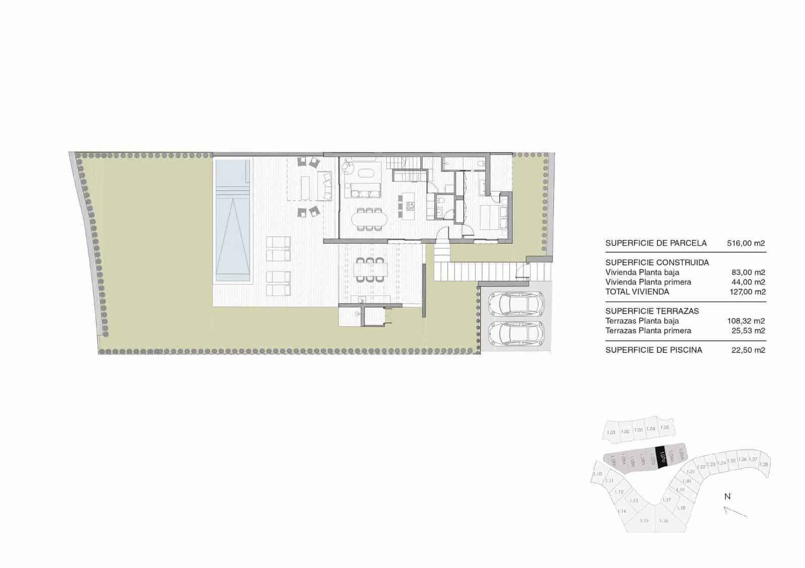 3 sovrum Villa till salu i Las Colinas Golf med pool garage - 750 000 € (Ref: 9162380)