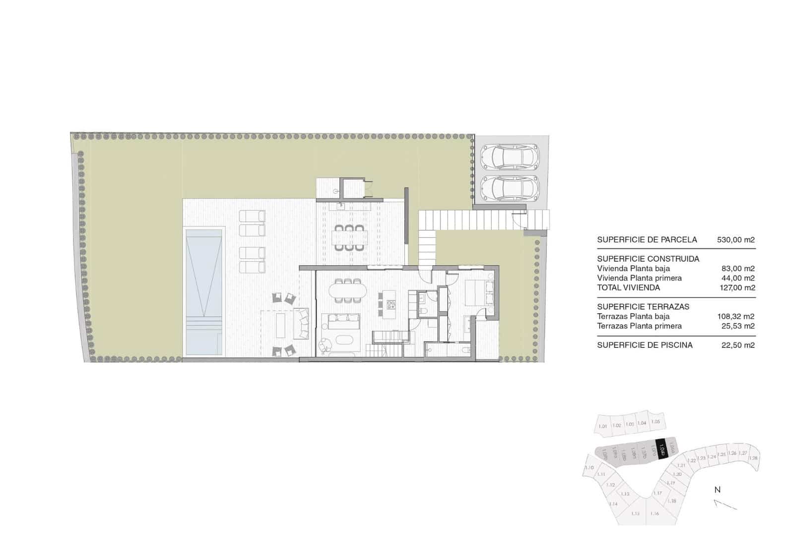 3 sovrum Villa till salu i Las Colinas Golf med pool garage - 750 000 € (Ref: 9162380)