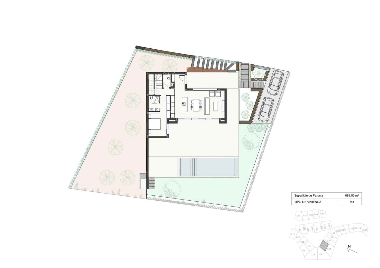 3 quarto Moradia para venda em Las Colinas Golf com piscina garagem - 1 165 000 € (Ref: 9165879)