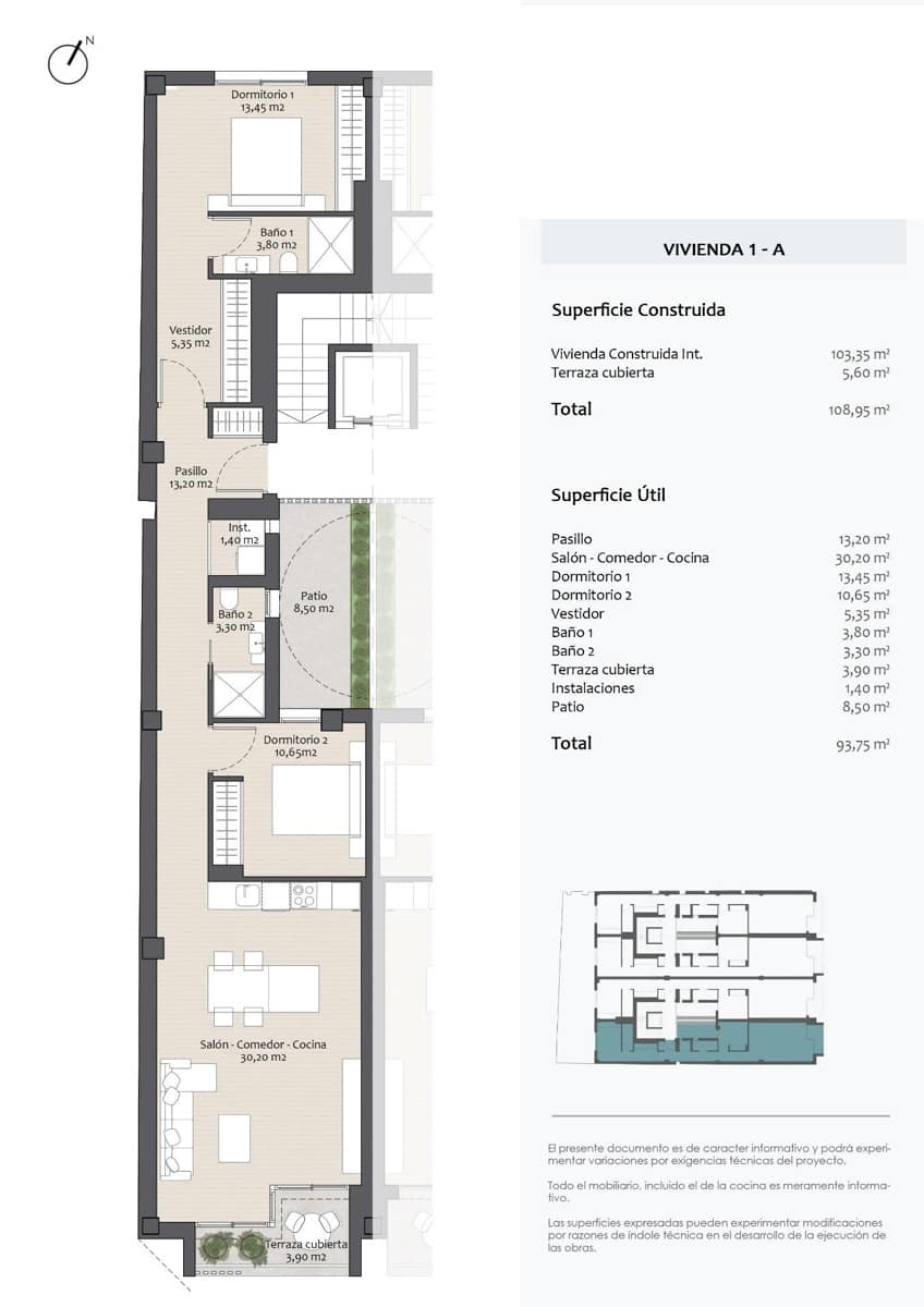 2 soveværelse Lejlighed til salg i Altea med garage - € 465.000 (Ref: 9176540)
