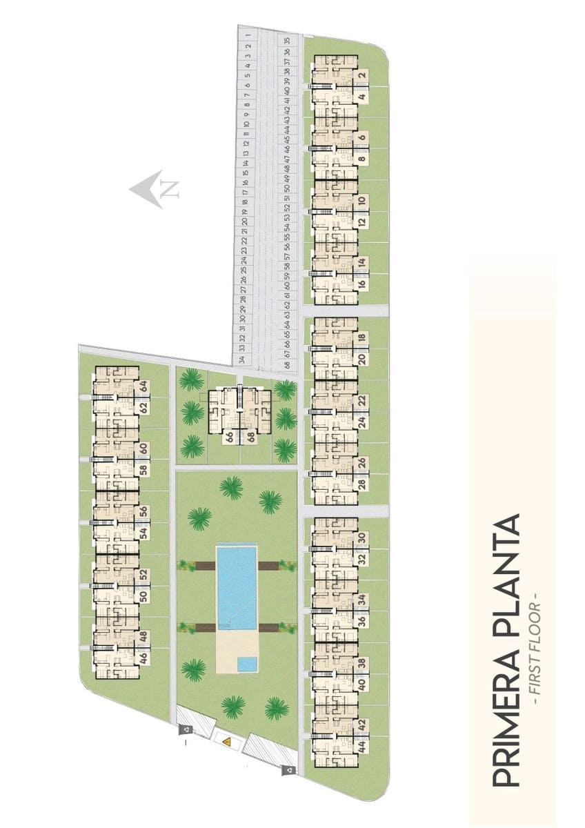 2 chambre Bungalow à vendre à San Miguel de Salinas avec piscine - 269 900 € (Ref: 9191159)