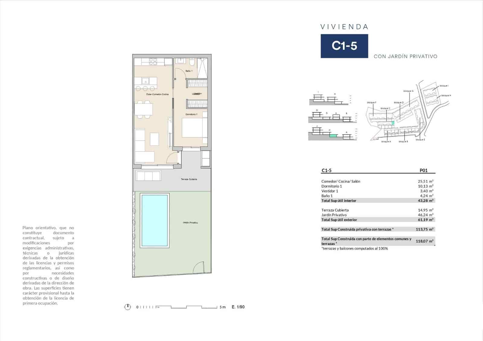 1 soveværelse Bungalow til salg i Alfaz del Pi / L'Alfas del Pi med swimmingpool - € 210.000 (Ref: 9248762)