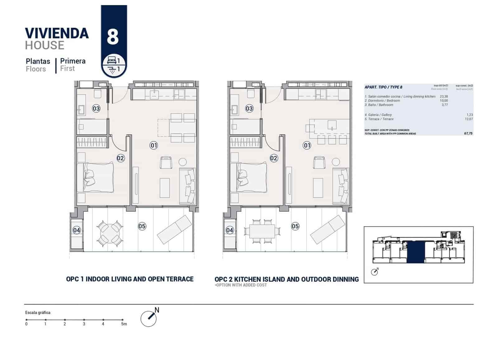1 soverom Leilighet til salgs i La Villajoyosa / Vila Joiosa med svømmebasseng garasje - € 461 000 (Ref: 9338139)