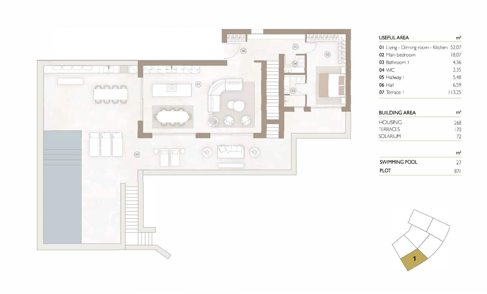 3 soverom Villa til salgs i Las Colinas Golf med svømmebasseng garasje - € 1 395 000 (Ref: 9486456)