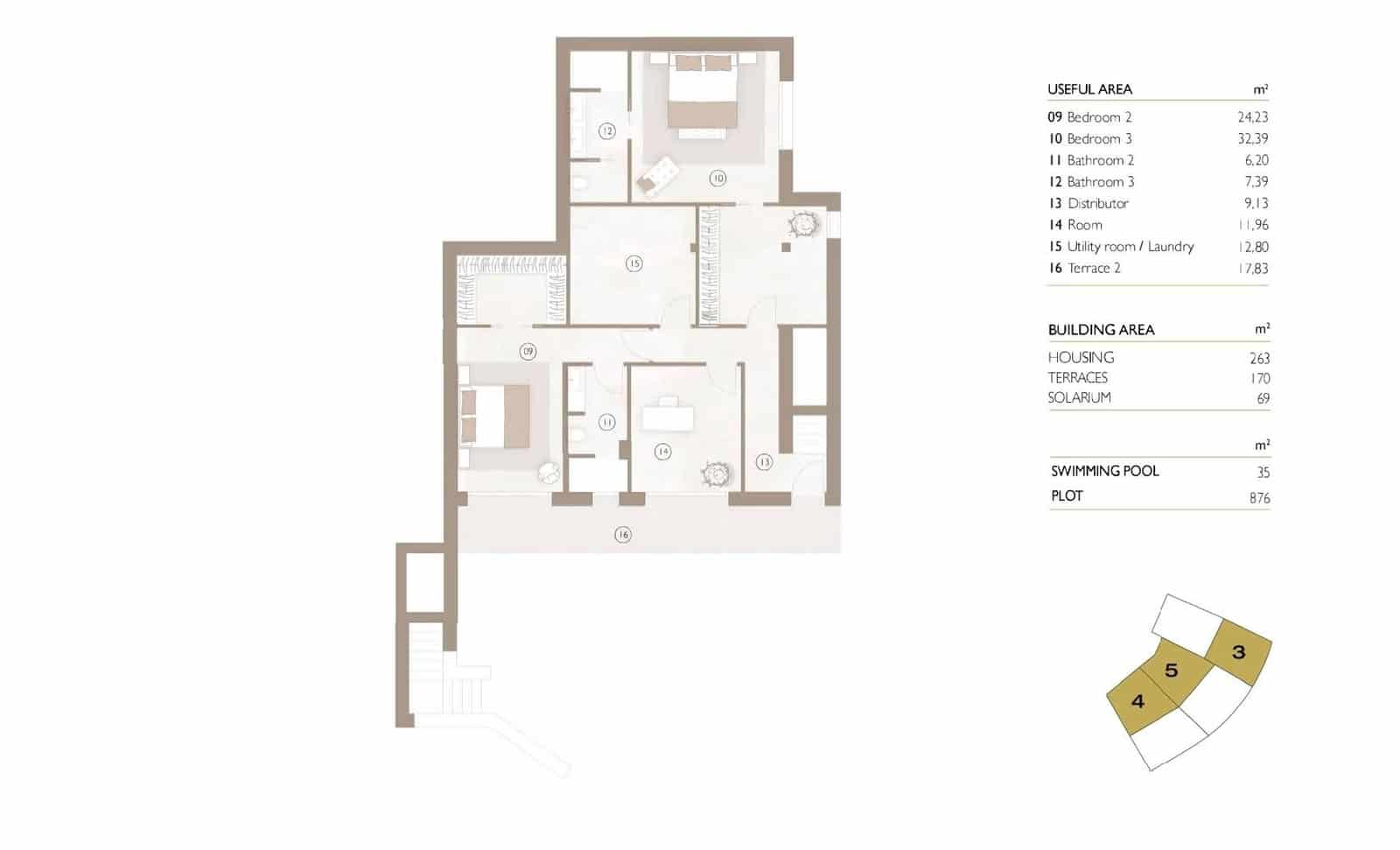 3 soverom Villa til salgs i Las Colinas Golf med svømmebasseng garasje - € 1 395 000 (Ref: 9486456)