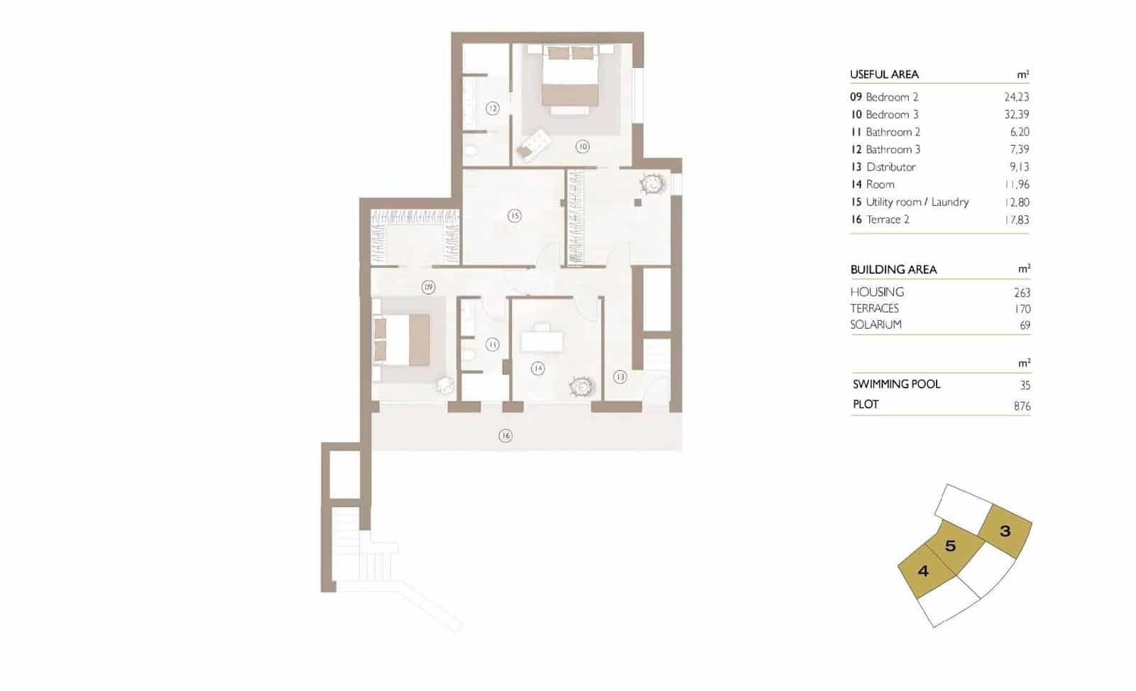 3 soverom Villa til salgs i Las Colinas Golf med svømmebasseng garasje - € 1 395 000 (Ref: 9486456)