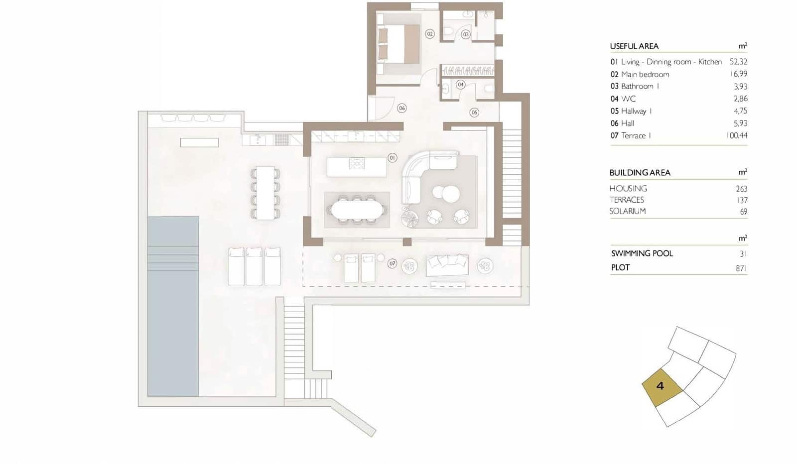 3 soverom Villa til salgs i Las Colinas Golf med svømmebasseng garasje - € 1 395 000 (Ref: 9486456)