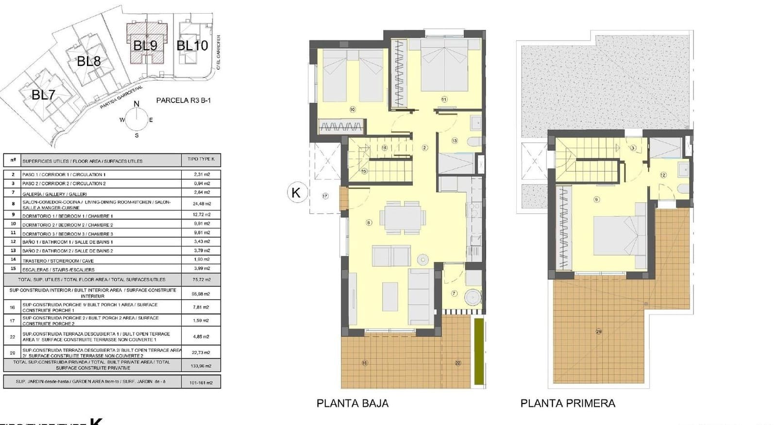 3 bedroom Villa for sale in Busot with pool - € 355,000 (Ref: 9682517)