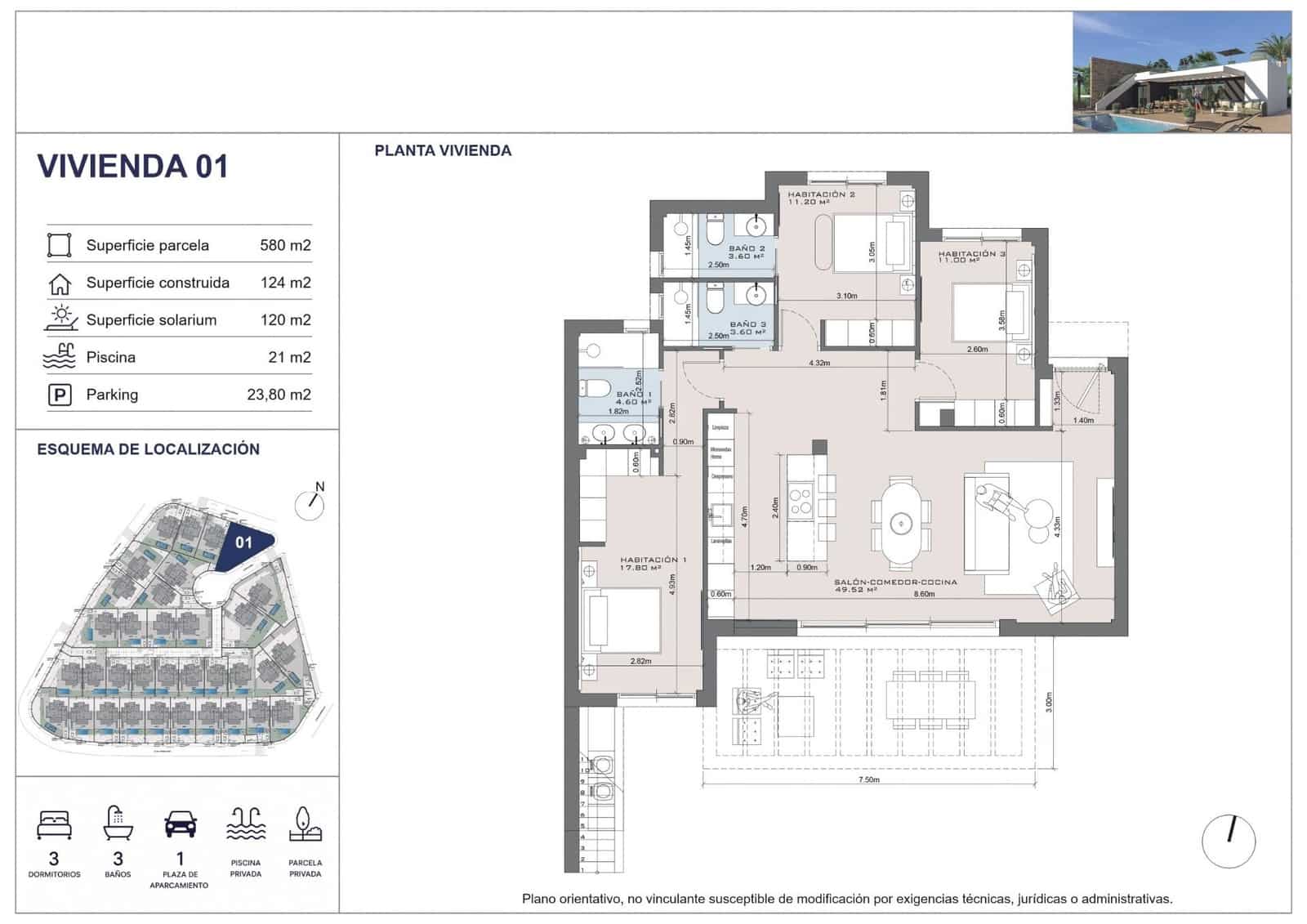 3 bedroom Villa for sale in Muchamiel / Mutxamel - € 595,000 (Ref: 9929485)