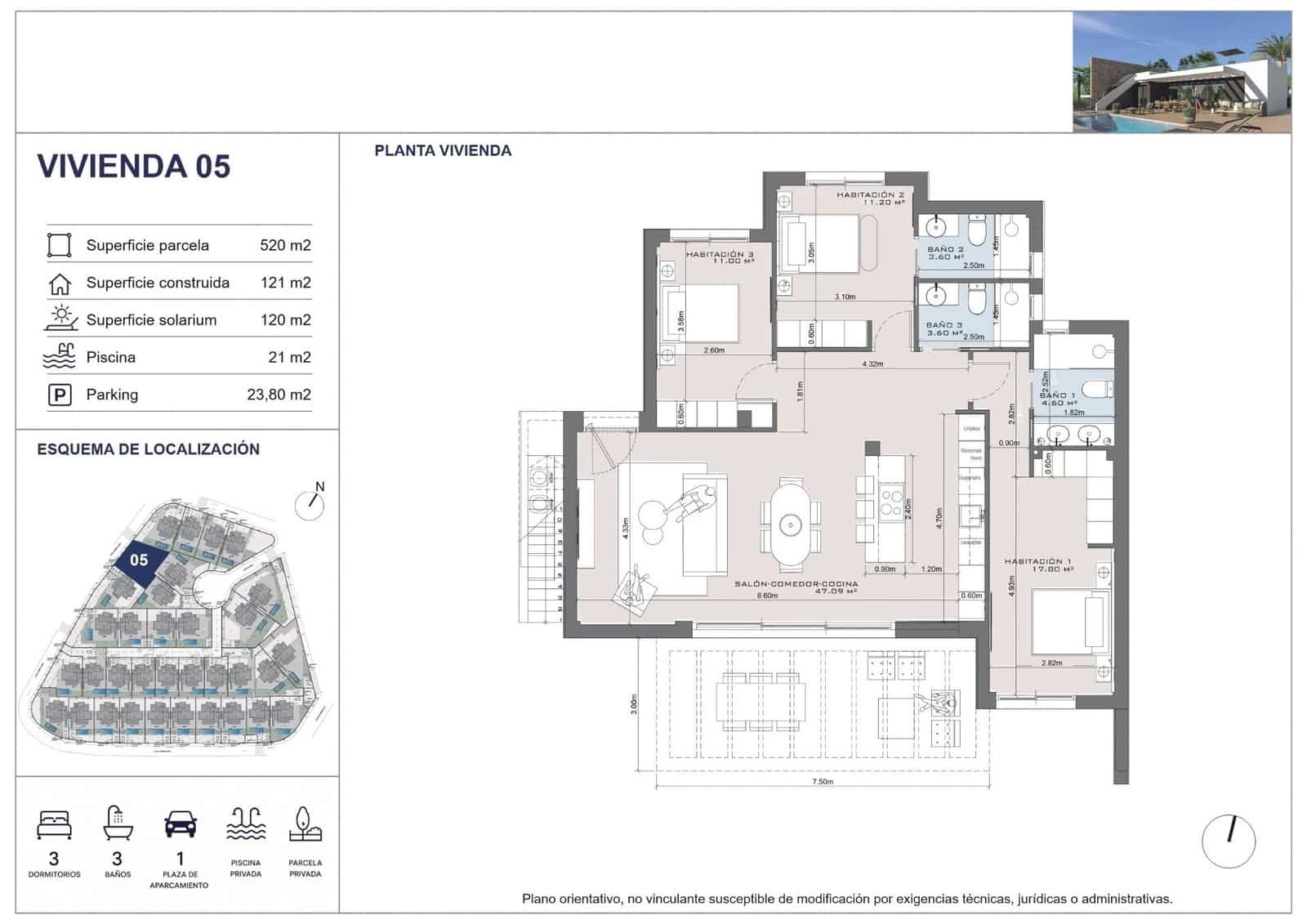 3 bedroom Villa for sale in Muchamiel / Mutxamel - € 595,000 (Ref: 9929485)