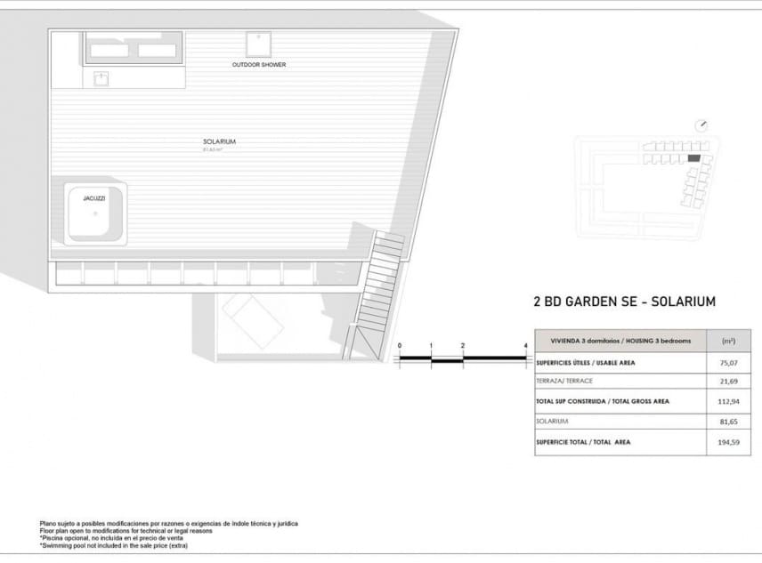 2 chambre Bungalow à vendre à La Veleta avec piscine garage - 380 000 € (Ref: 10012136)