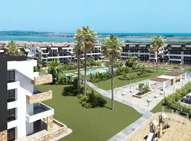 2 chambre Appartement à vendre à El Chaparral - La Siesta - La Torreta, Torrevieja avec piscine garage - 308 000 € (Ref: 10012138)