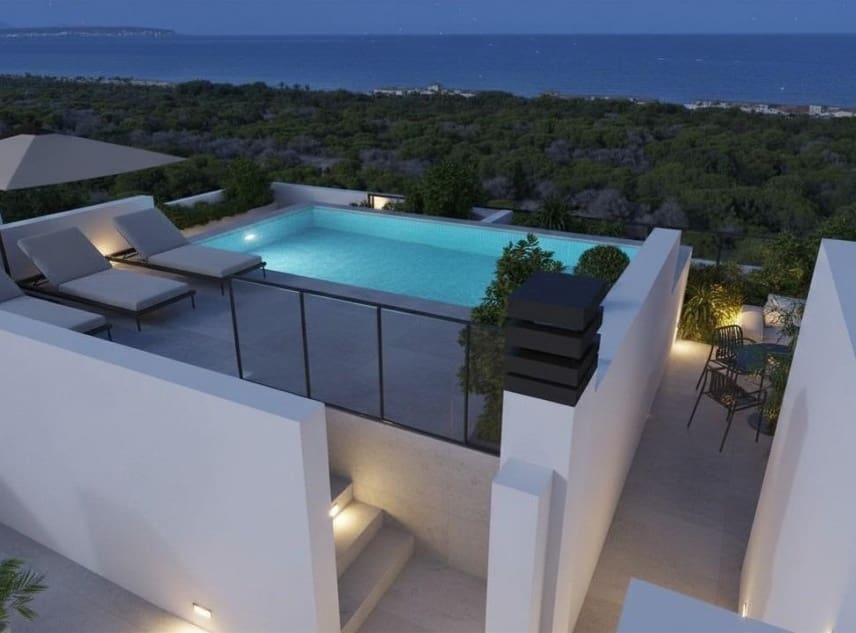 3 quarto Penthouse para venda em Guardamar del Segura com piscina garagem - 850 000 € (Ref: 10062950)