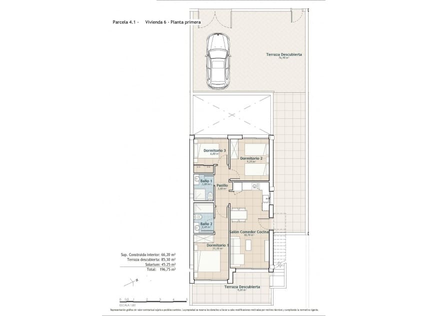 3 quarto Bungalow para venda em San Miguel de Salinas com piscina garagem - 425 000 € (Ref: 10076772)