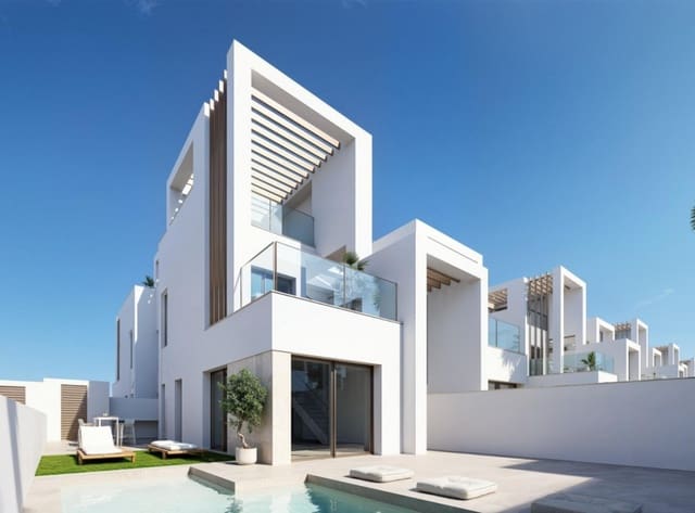 3 makuuhuone Huvila myytävänä paikassa Las Lomas de Rame - Bahía Bella, Los Alcázares mukana uima-altaan 
autotalli - 645 000 € (Ref: 10080026)