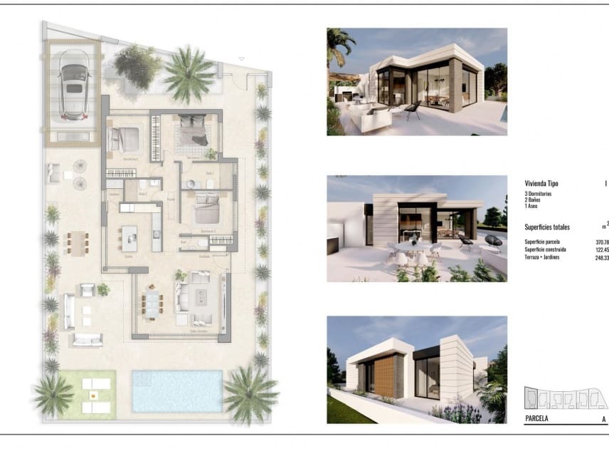 3 slaapkamer Villa te koop in Pinar de Campoverde met zwembad garage - € 586.000 (Ref: 10116061)