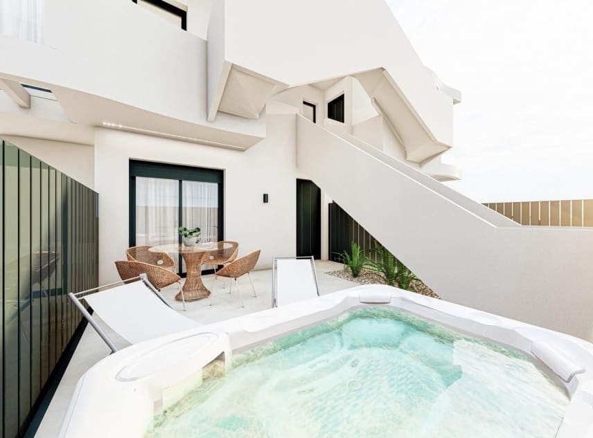 2 chambre Bungalow à vendre à San Pedro del Pinatar avec piscine garage - 299 950 € (Ref: 10116066)