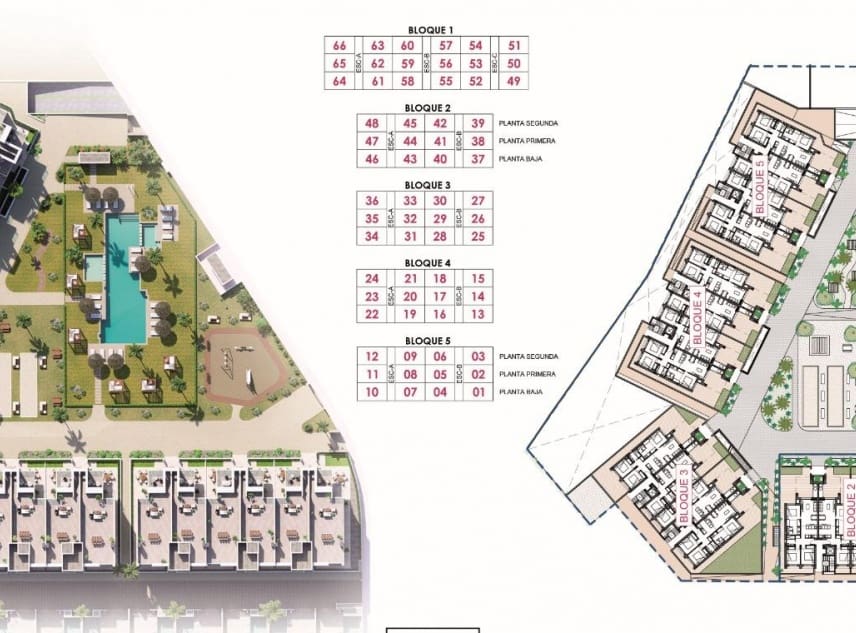2 bedroom Penthouse for sale in Los Alcazares with pool garage - € 394,000 (Ref: 10116068)